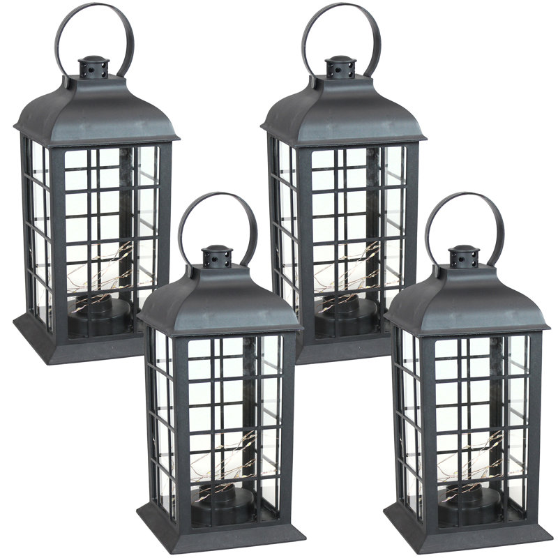 Longshore Tides 4 Piece Tabletop Lantern Set with Candle Included Wayfair